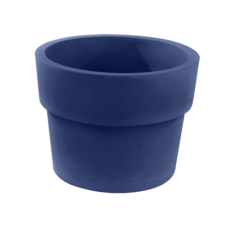 Pot à fleurs en plastique Vasso, Acier, H 18,25 po x l 23,5 po x P 23,5 po