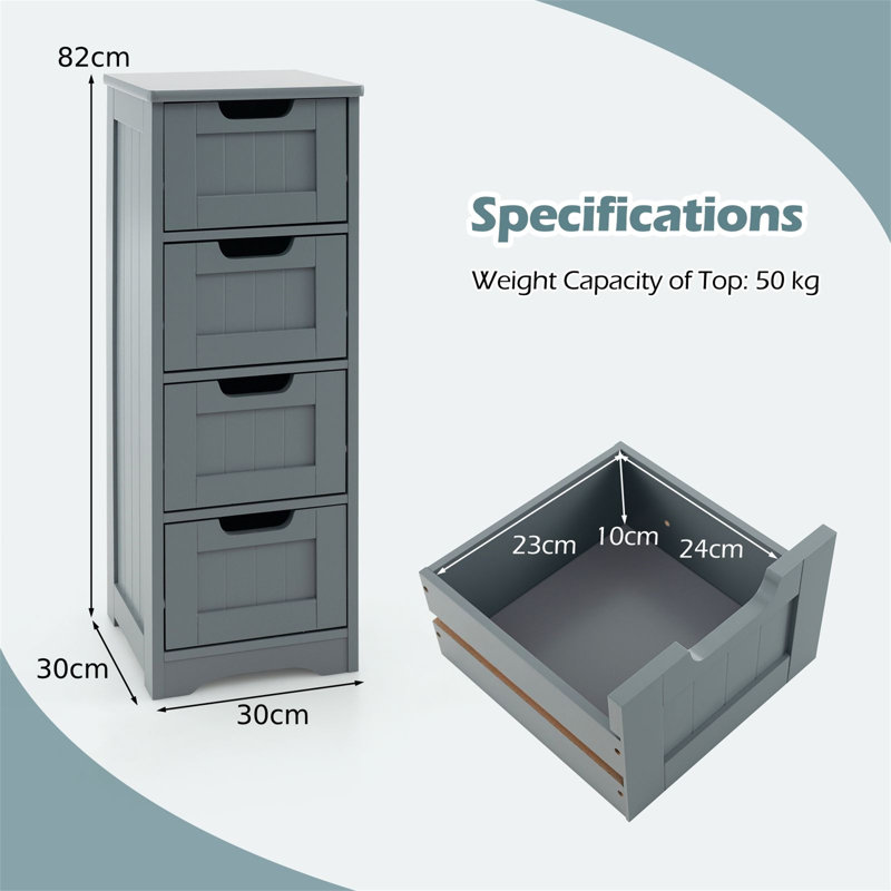 Freestanding Linen Cabinet