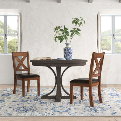Chaise d'appoint à dossier en croix Lashbrook