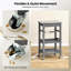 Chariot utilitaire H 33,5 po x l 18,5 po