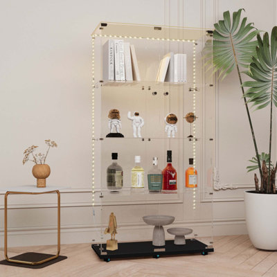 Vitrine en verre trempé