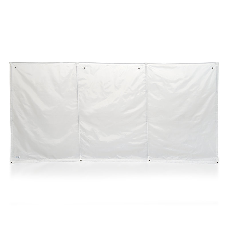 Cloison pliante 3 panneaux l 144 "x H 70", Blanc