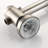 Drill-Free Slide Bar Combo Rain Showerhead 7-Setting Hand, Dual Shower Head Spa System With Tup Spout (Rough-In Valve Included)-118534824