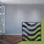 Parker Decorative Fretwork Acrylic Wall Panels, Medium, 15 3/8"W x 15 3/8"H x 1/8"T, Black-747145713-747145717