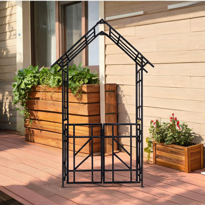 97.2 Ft. H x 58.07 Ft. W Galvanized Steel Gate with