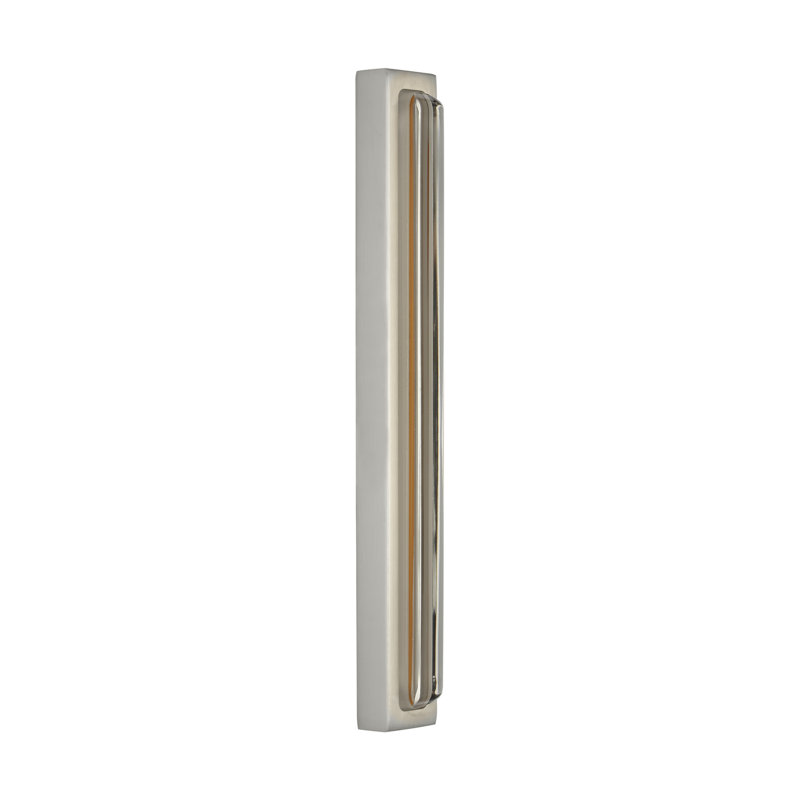 Bloccare 1 - Light LED Vanity Light, 12.9" H x 1.5" W x 1.4" D, Satin Nickel