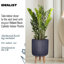 Ribbed Cylinder Planter with Feet-1753896807-1753896809