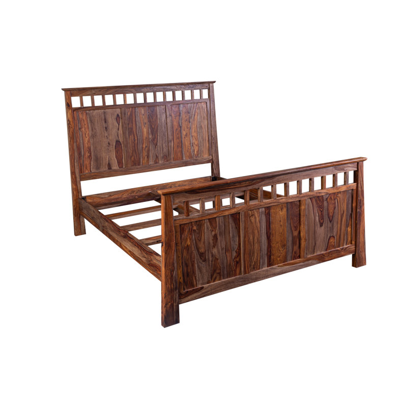 Ringgold Solid Wood Slat Bed, King