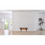 Table basse Chestnut, pieds nordiques, 2 tiroirs, brun, table