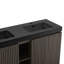 Meuble-lavabo autoportant avec lavabo une pièce sans drain et robinet 60 po.