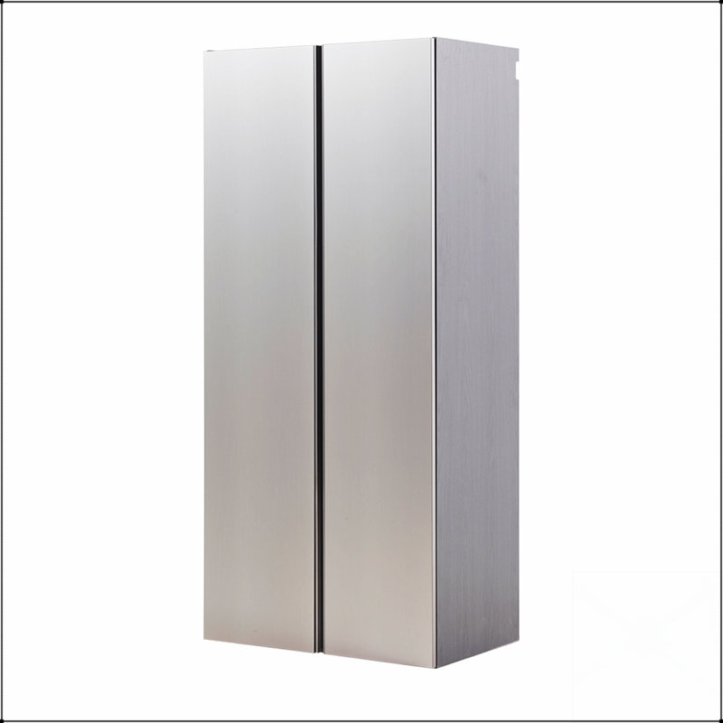 Armoire de garage en bois gris métallique Nova Series avec portes à fermeture douce et option de fixation murale