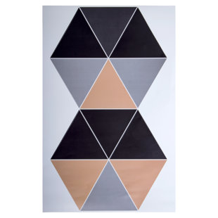 Décalcomanies murales triangulaires
