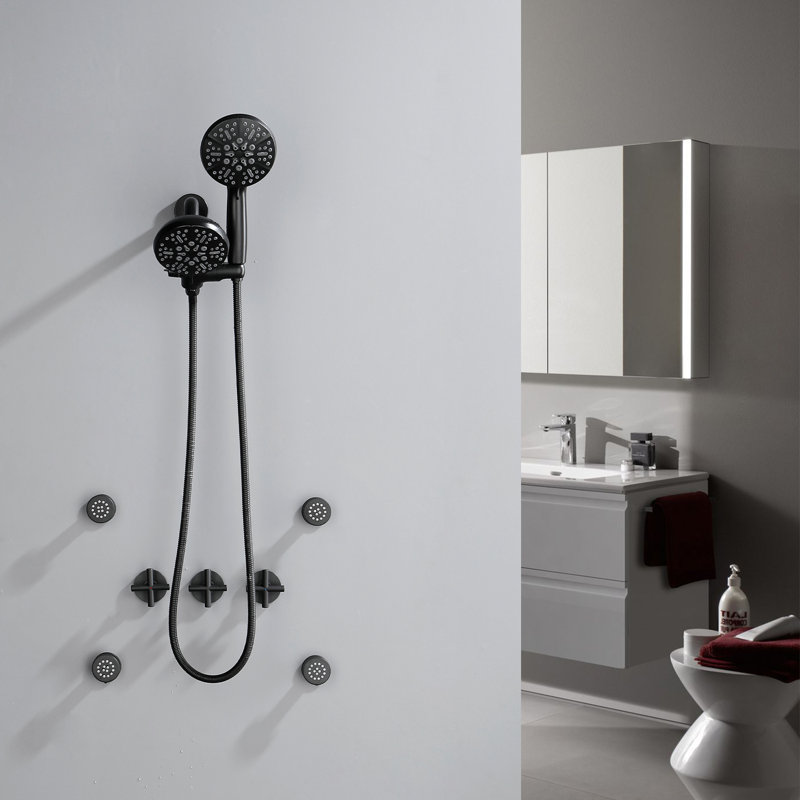 Complete Shower System with Rough-in Valve