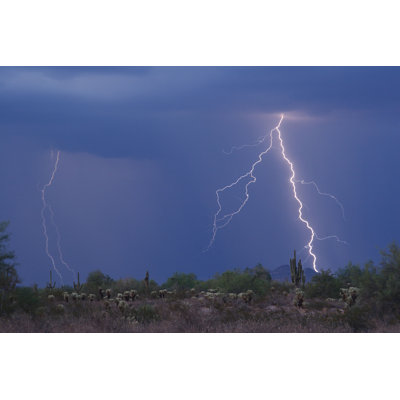 Minisci Lightning Thunderstorm - Photographie sur toile tendue