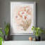 White and Coral Orchid II - Peinture sur toile encadrée-15228627-15228630