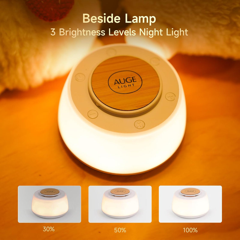 AUGE LIGHT 4-in 1 White Noise Sound Machine with Night Lights