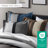 Boulder Stripe Pieced Microsuede Cozy Comforter Set-102217715-102217718