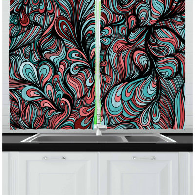 Pointed Kitchen Curtain