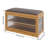 3-Tier 6 Pairs Shoe Storage Bench With Door