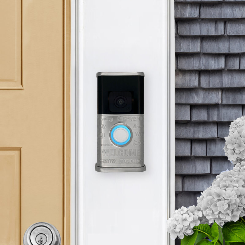 Couvre-sonnette multicolore de bienvenue vidéo (Ring 3, 3 Plus, 4, Batterie Plus, compatible Batterie Pro)