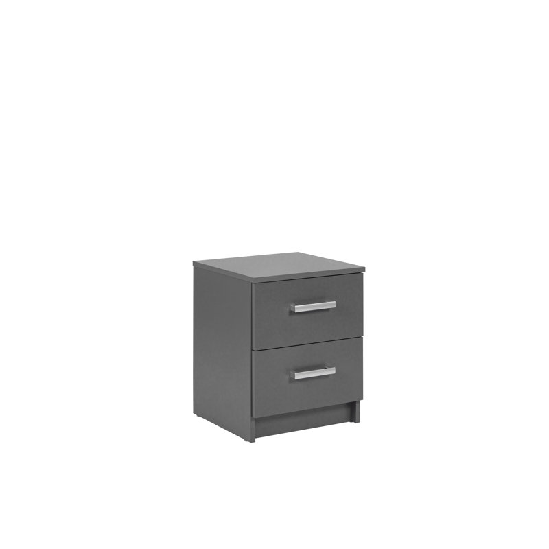 Elenzio 2 Drawer Bedside Table