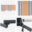 VidaXL 500cm W x 300cm D Polyester Cover Retractable Patio Awning-130819967-130819971-130819973
