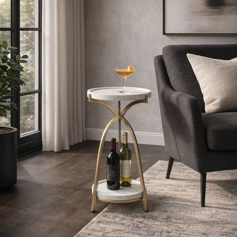 Table d'appoint en marbre Modern Modern