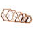 Hexagon Floating Shelves Set Of 5, Honeycomb Wall Shelves For Home Decor, Rustic Wood Storage Cubes For Bathroom Kitchen Bedroom Living Room Office-1008879698