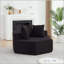 Méridienne modulaire hexagonale avec tissu chenille et 3 coussins-131272218