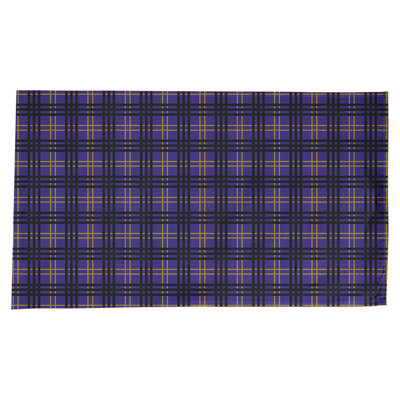 Plaid Cotton Blend Tablecloth