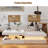 Charvez Solid Coffee Table with 16 Colors LED Lights, 78 X 78cm-921683017-921683016