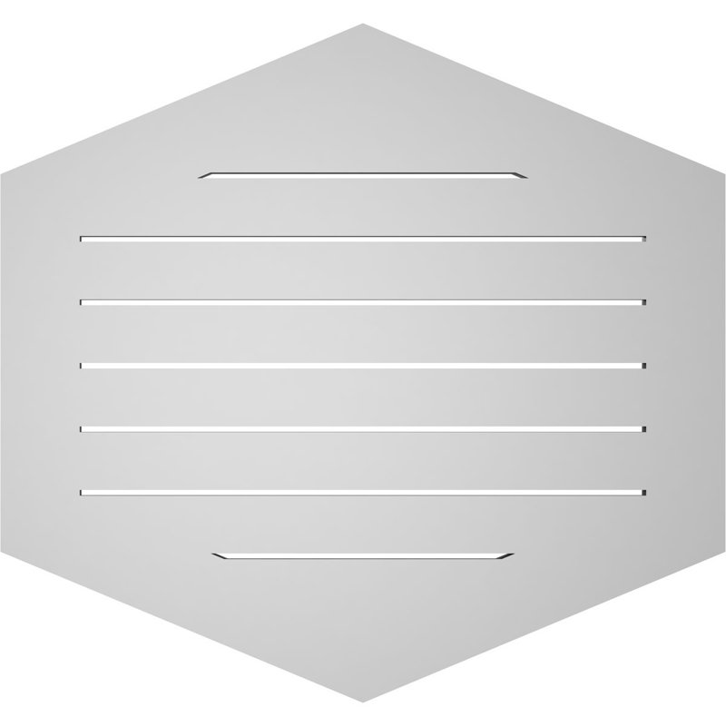 Pente verticale verticale en uréthane 5 pi, H 30 po x l 32 po x P 1 po