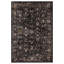 Persian Machine Woven Floral Black Area Rug-1770770550