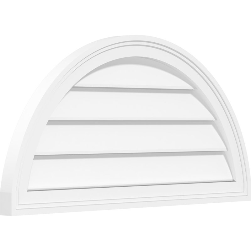 Ekena Millwork Urethane Wall Vent Cover, 14"H x 28"W
