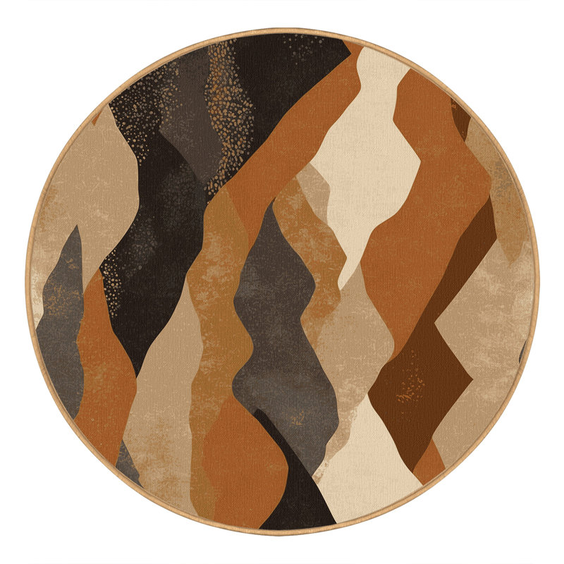 Starbound Peaks Rug, Round 5'