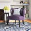 Fauteuil d'appoint en similicuir sans accoudoirs Alfredia-602785313