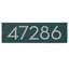 Plaque d’adresse murale sur 1 ligne flottante-41299946-41303794-41299704