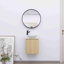 Meuble-lavabo simple 16,16 po avec plateau en résine Darlean-54056366