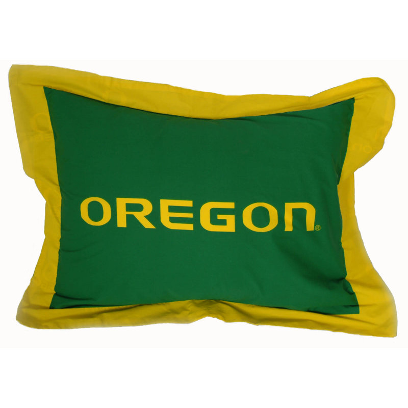 NCAA Cotton Blend Sham Set