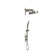 Milan 12-in Rain Showerhead Combo Shower System with Multi-function Handshower and Pressure Balanced Mixing Valve
