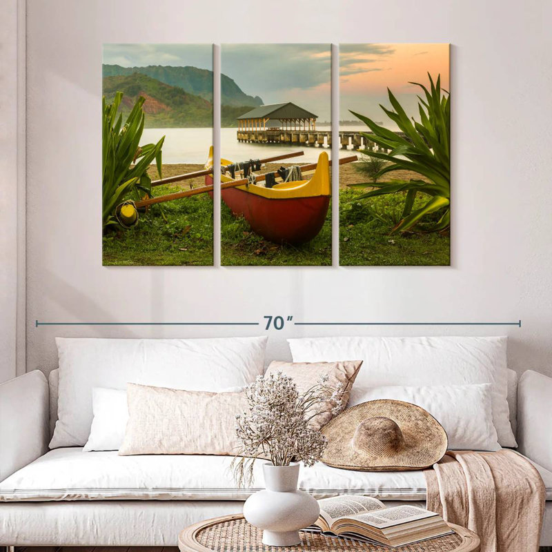 Mehar Hanalei Canoe, 32" H x 50" W