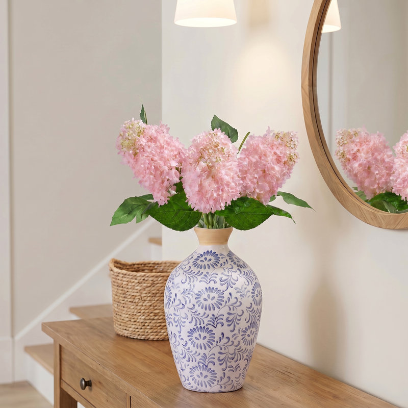 Tige d'hortensia Pinnacle 25 po , Rose