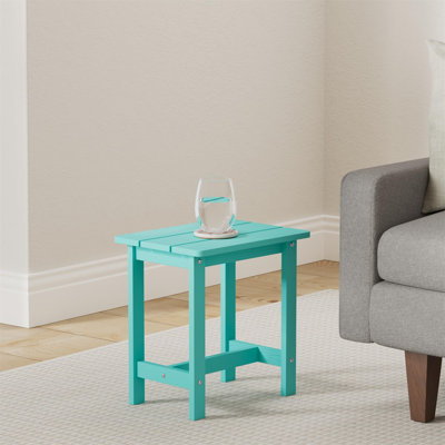 Table compacte Adirondack - Table d'appoint d'extérieur résistante aux intempéries pour patio