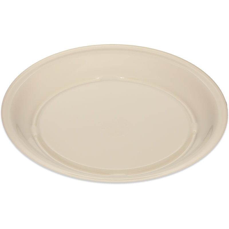 Assiette plate en mélamine 8,9 po Corrida, Brun clair