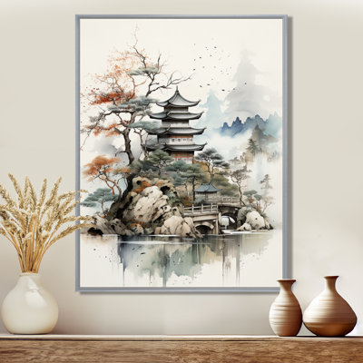 Corann Asian Art Fantasy Sumi II - Art asiatique, reproduction d'art encadrée