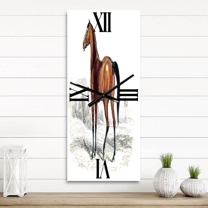 Horloge murale cheval, Petit