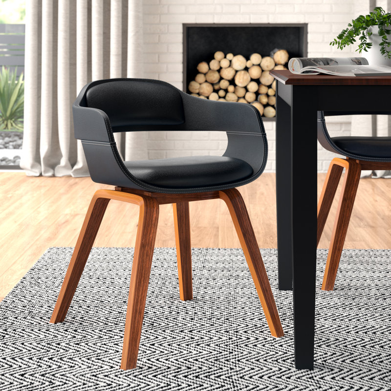 Costa Walnut armchair, Black walnut