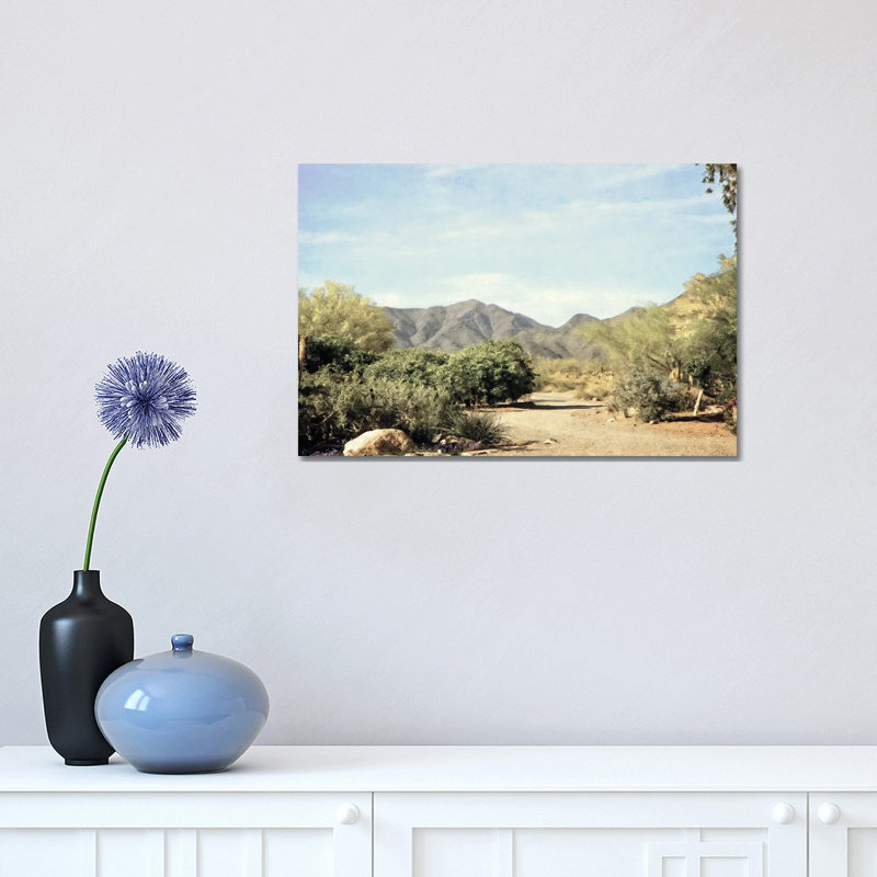 Desert Path by Grafitee Studios - Wrapped Canvas Print, 30.48 cm H x 45.72 cm W
