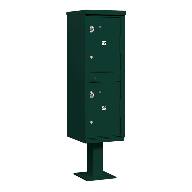 Ensemble de boîte à gouttes en aluminium 2 unités, Vert