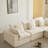 H-022-LEFT ARMREST-K3207-2 Compressed Compression Sofa